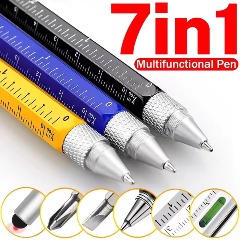 7 in 1 다기능 펜 터치 스크린 스타일러스 용량성  - Writing Tools 리뷰 및 가격