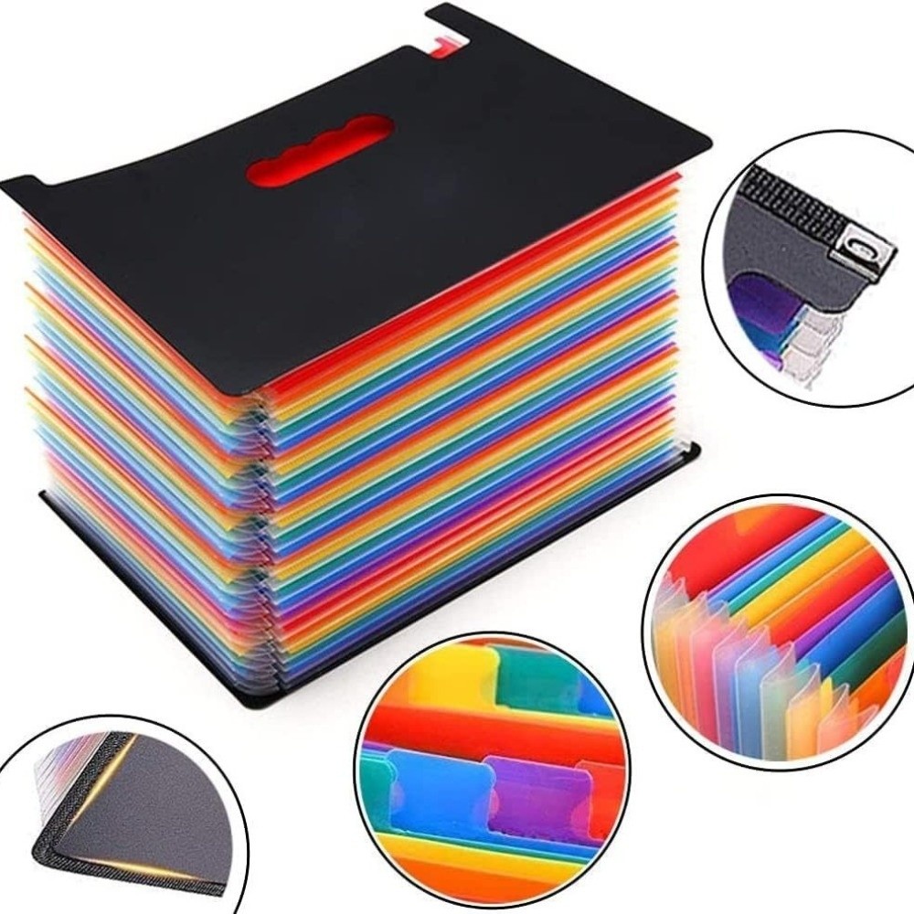 휴대용 13/25 포켓 확장 파일 박스 A4 확장 용량 - Expandable Accordion File Folder 13 Pockets 리뷰 및 가격