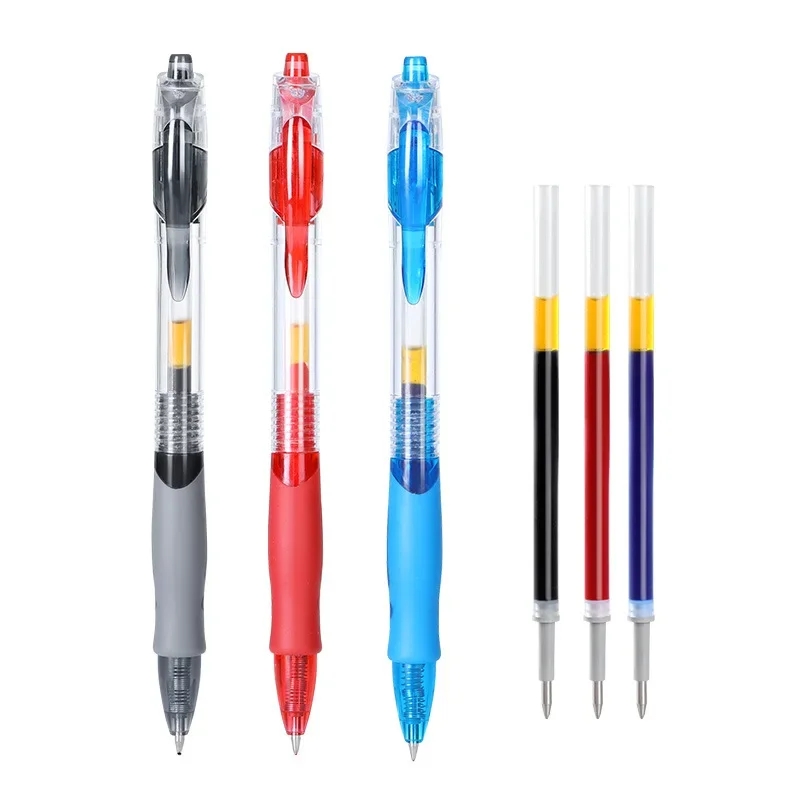 13/30개입 리트랙터블 젤 펜 세트, 검정/빨강/파랑 - Stationery 리뷰 및 가격