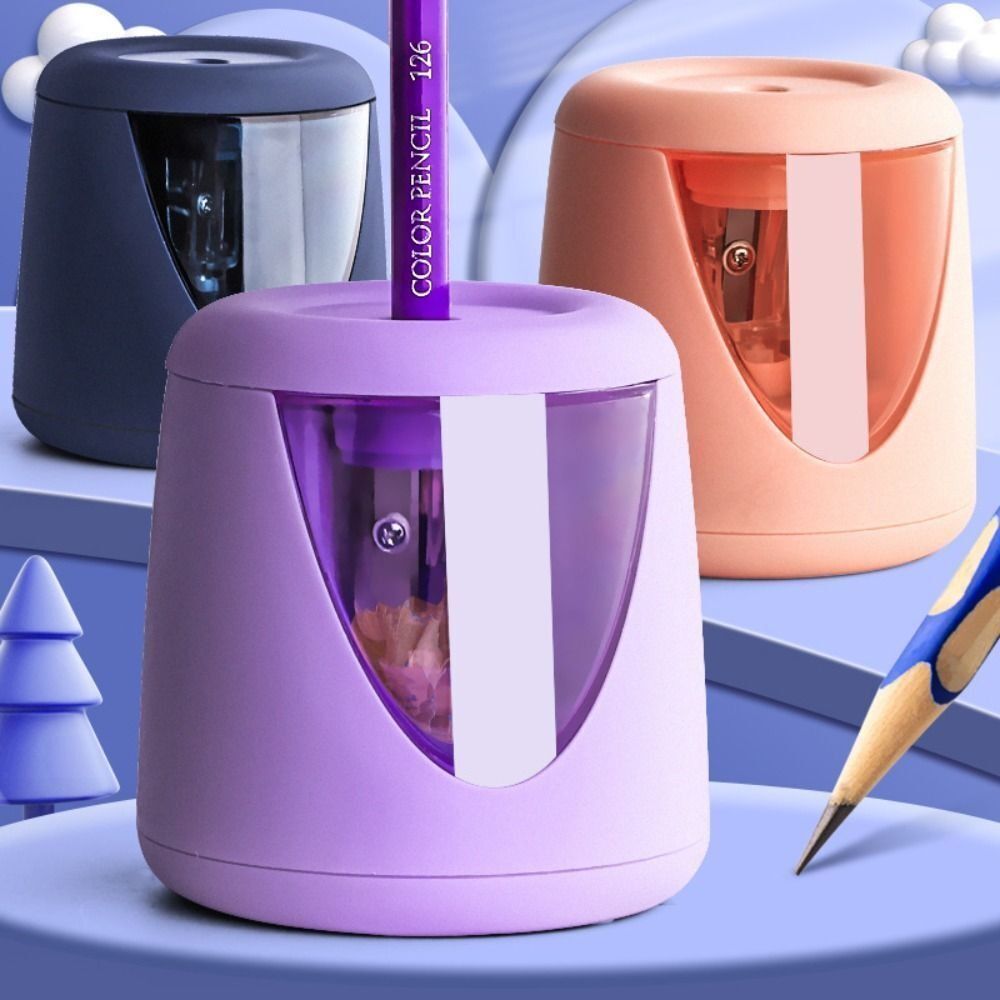 스티커 사무실 학용품 만화 전동 연필깎이 기계식 도구  - Electric Pencil Sharpener Usb 리뷰 및 가격