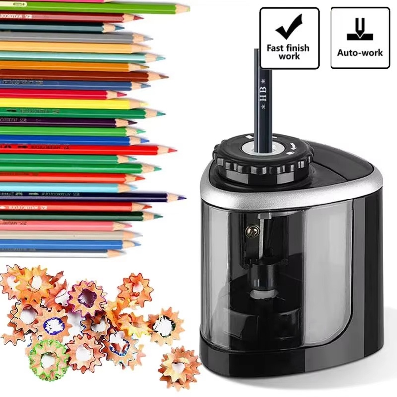 휴대용 전기 연필깎이 자동 연필깎이 6-8mm 학생용  - Electric Pencil Sharpener Usb 리뷰 및 가격