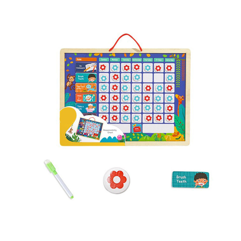 어린이용 교육용 자석 책임감 훈련표, 긍정적인 행동 기 - Kids Magnetic Reward Chart Board 리뷰 및 가격